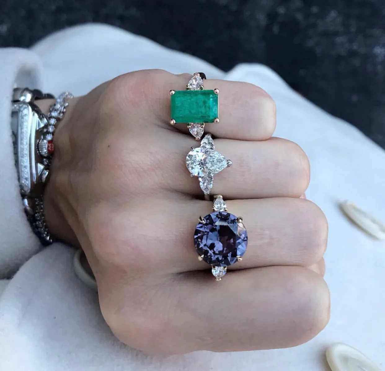 LLJ Signature Emerald Ring