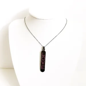 Love Spell Ruby CZ Micro Pavè Necklace