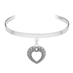 Mandala Heart Choker