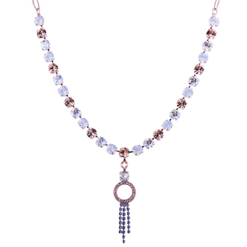 Medium Everyday Circle and Dangle Necklace in "Dancing in the Moonlight" *Custom*