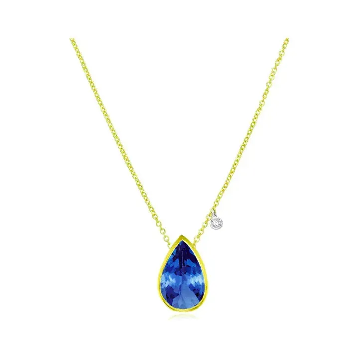 Meira T September Blue Sapphire  Birthstone  Pendant