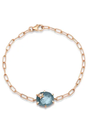 Mini Galaxy Blue Topaz Bracelet