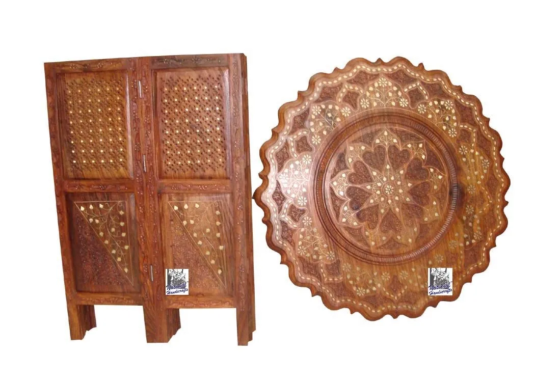 National Handicrafts 24" x 24", Octangle Table/Folding Table/Coffee Table