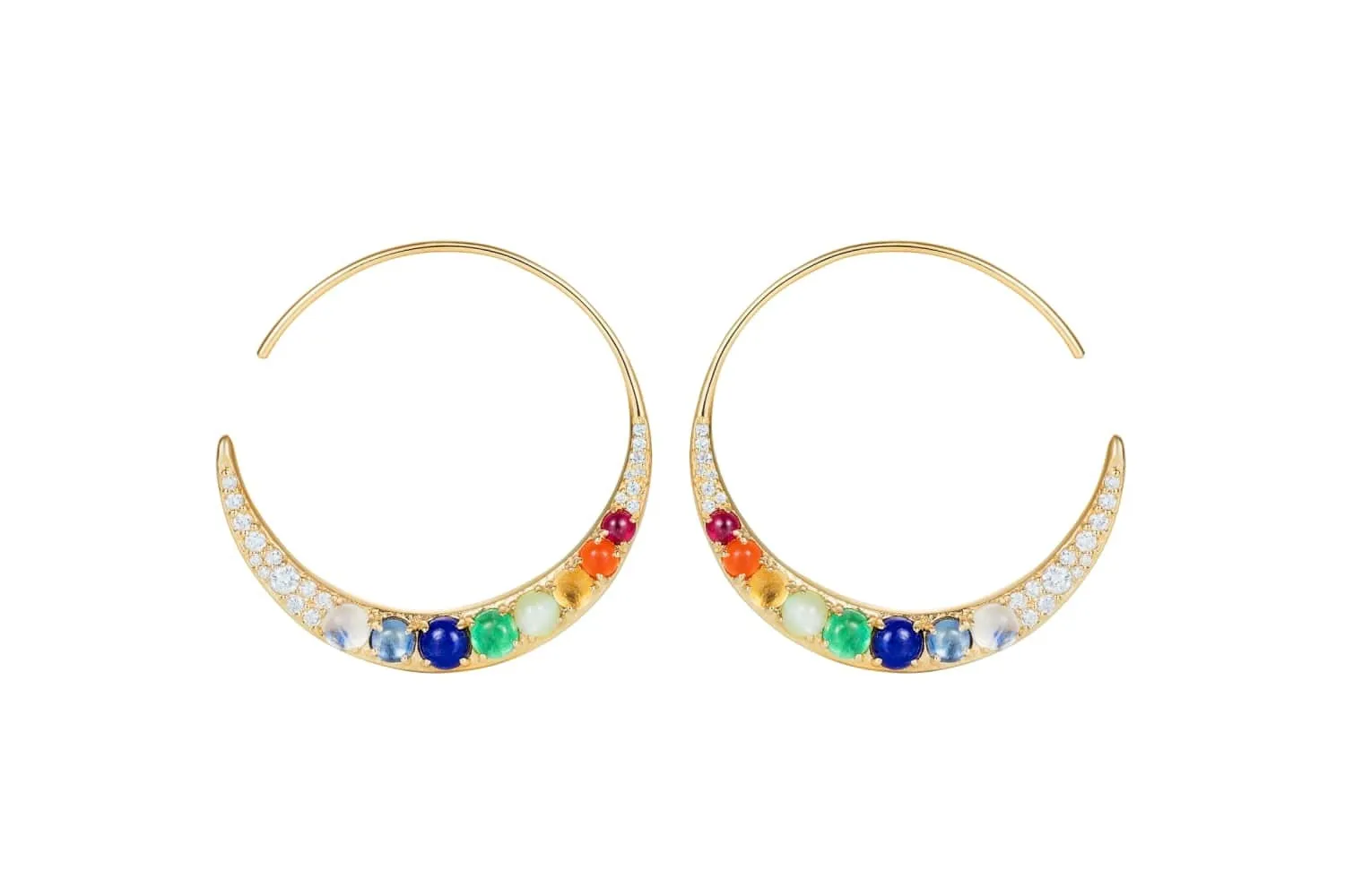 Navratna Earrings Large