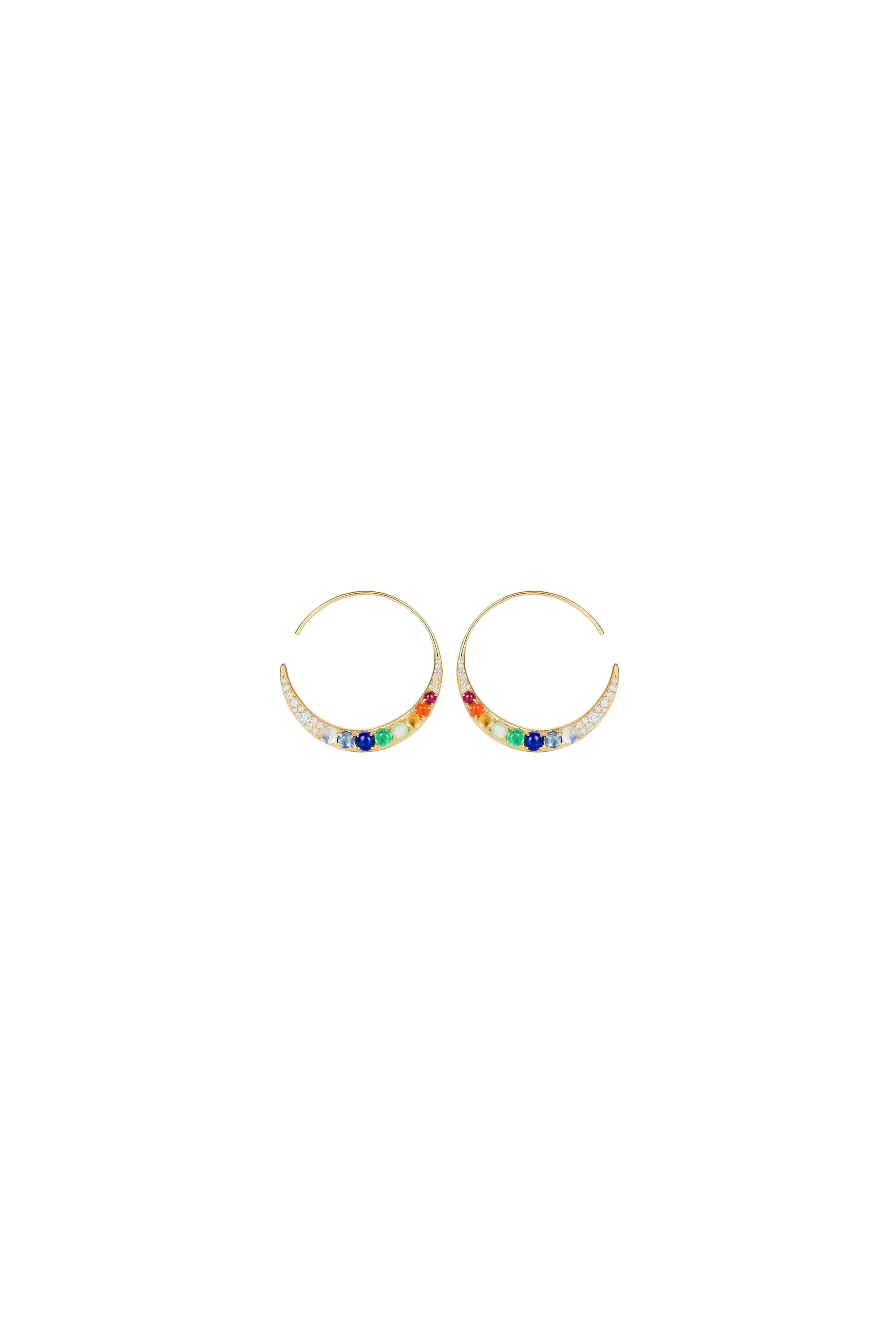 Navratna Earrings Large