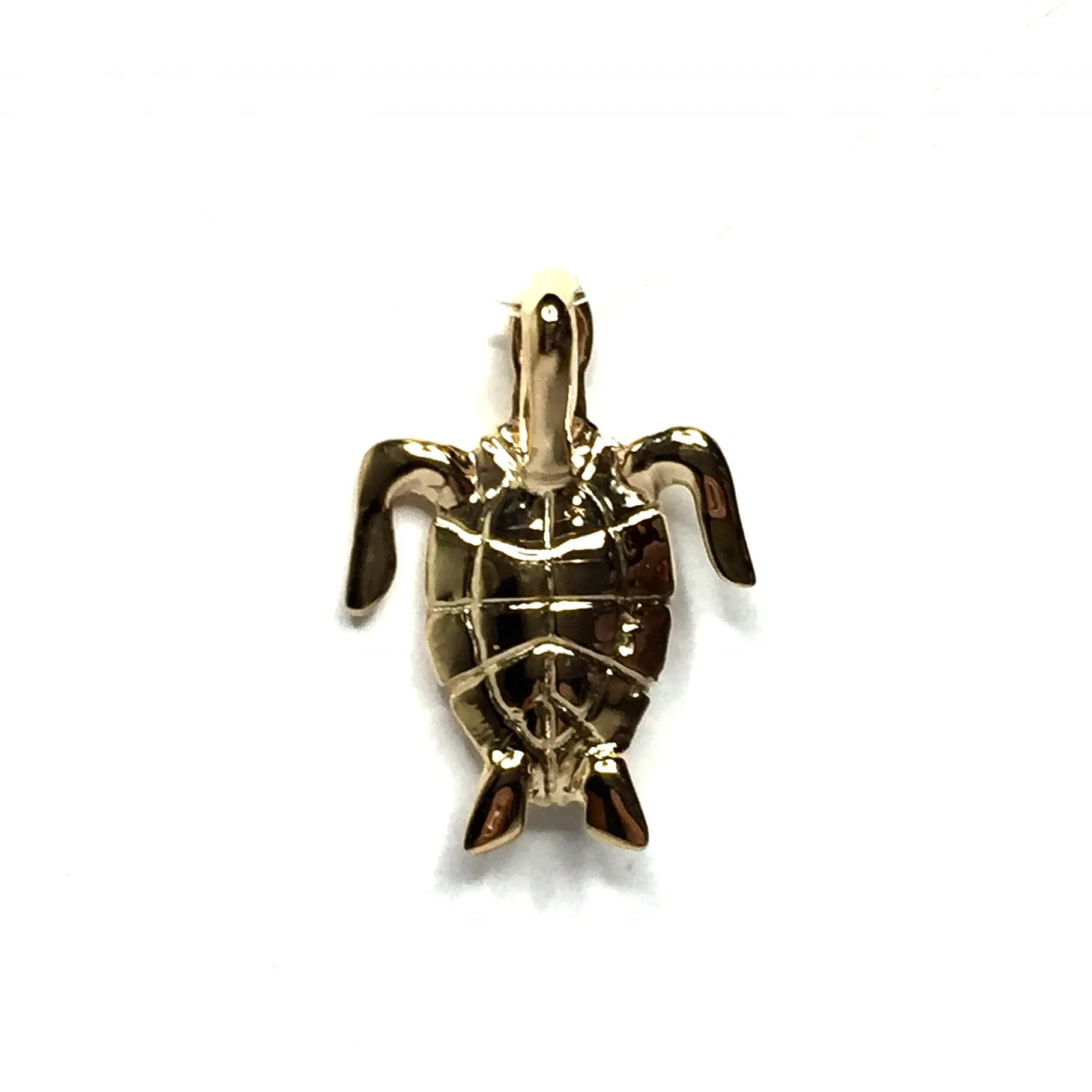 Opal Pendant Inlaid Realistic Design Sea Turtle