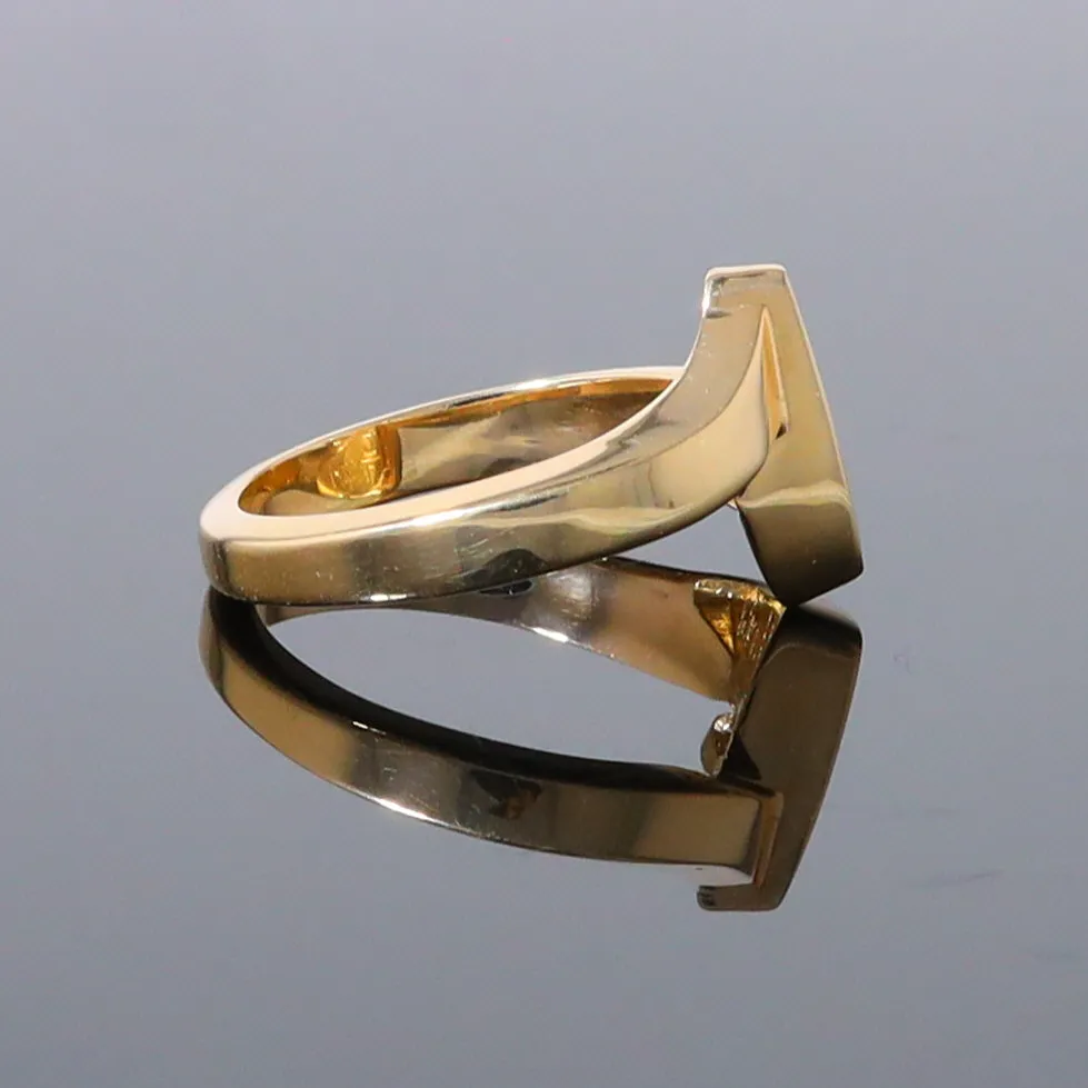 Opal Rings Boat Sail Inlaid Design with .04ctw Round Diamond