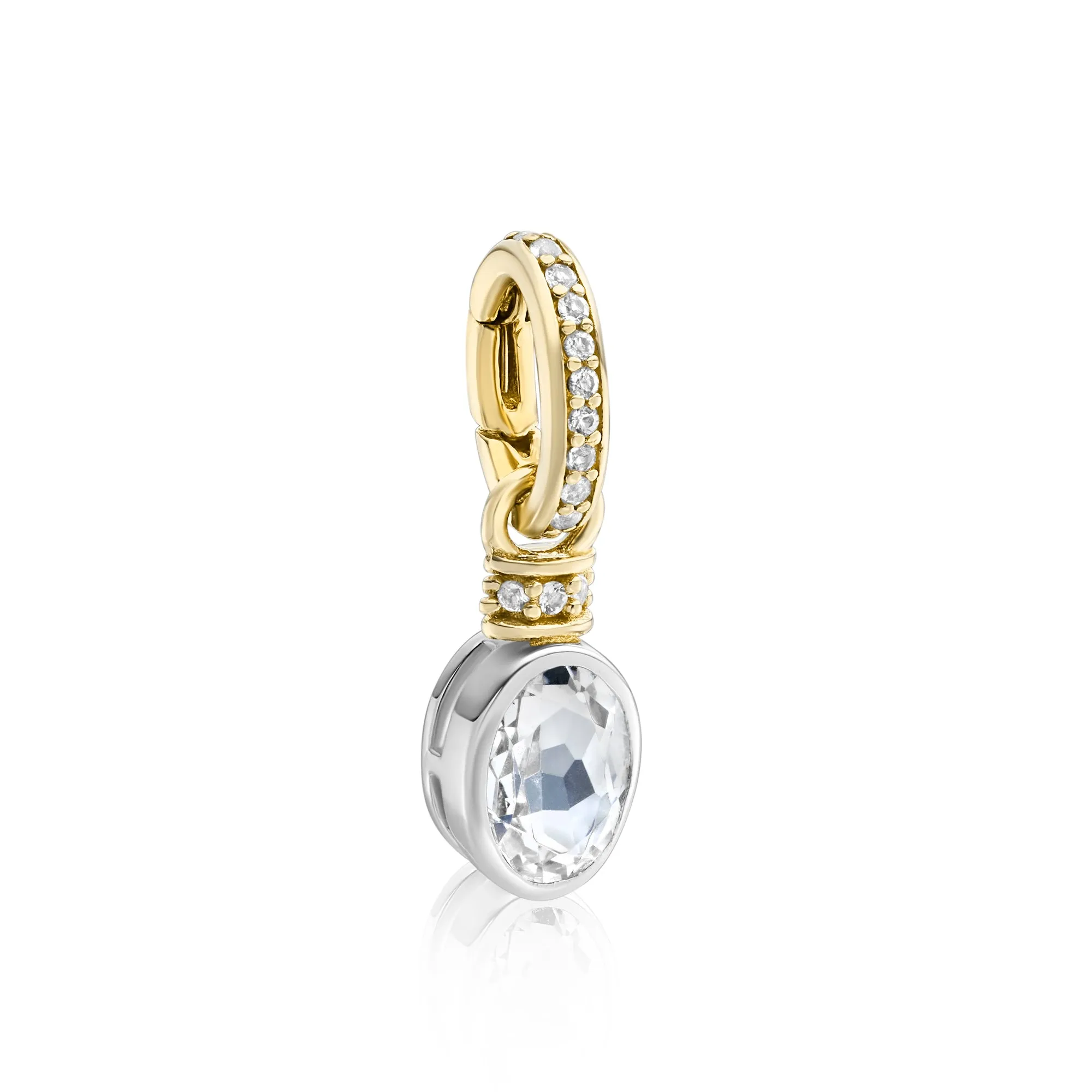Oval Cut Charm