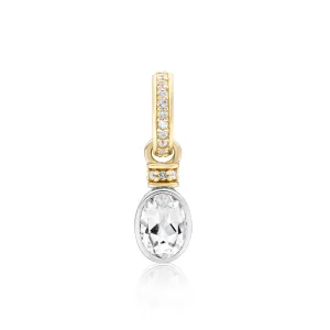 Oval Cut Charm