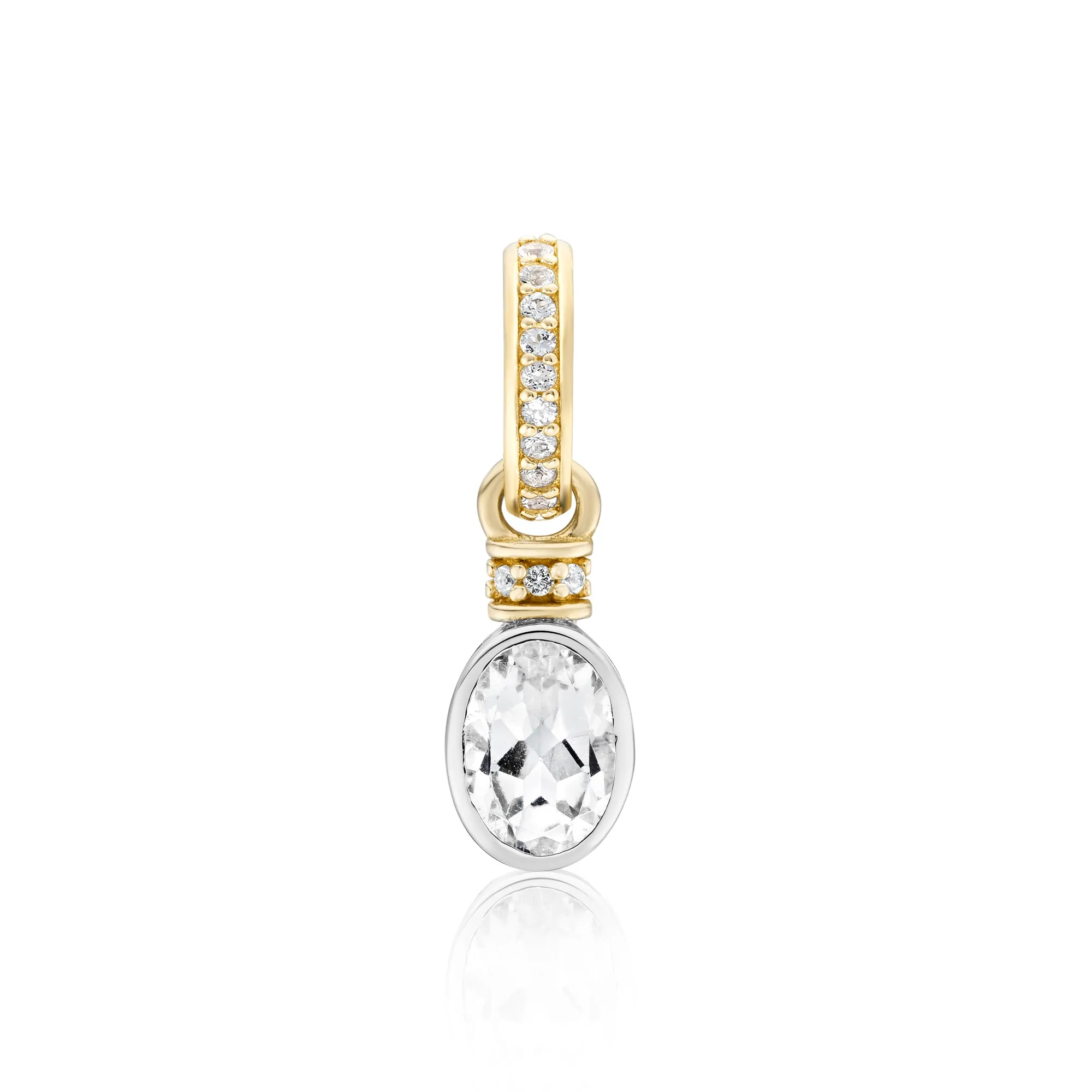Oval Cut Charm