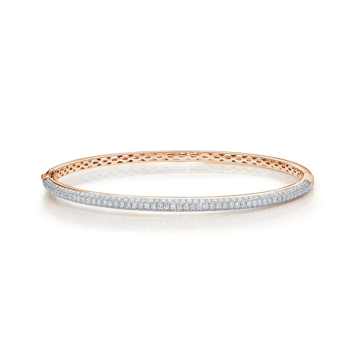Pave Diamond Bangle Bracelet