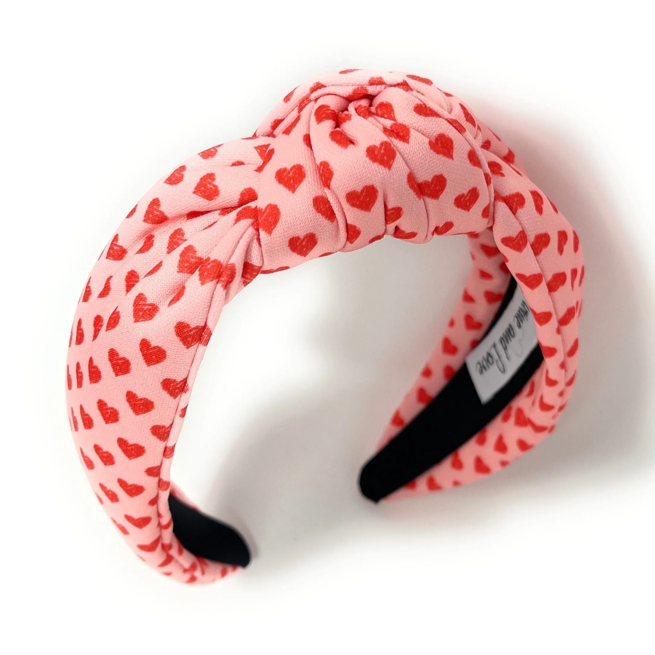 Pink Love Knot Headband
