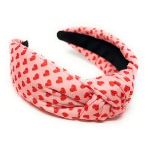 Pink Love Knot Headband