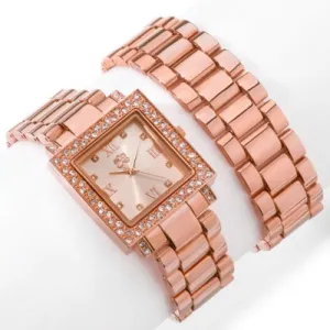 Rosetone Curations with Stefani Greenfield Wrap Watch and Bracelet Set
