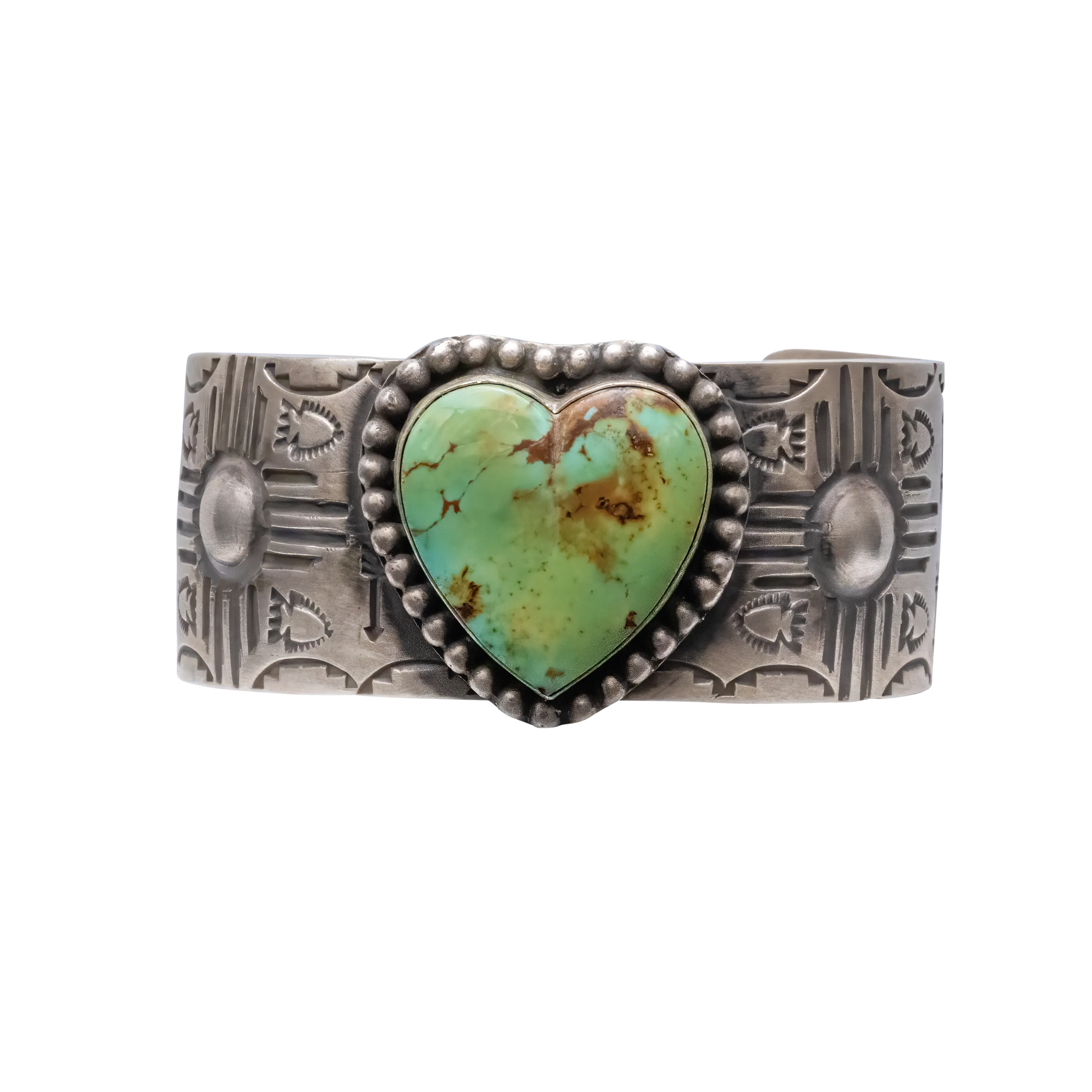 Royston Turquoise Heart Cuff | Ronnie Willie