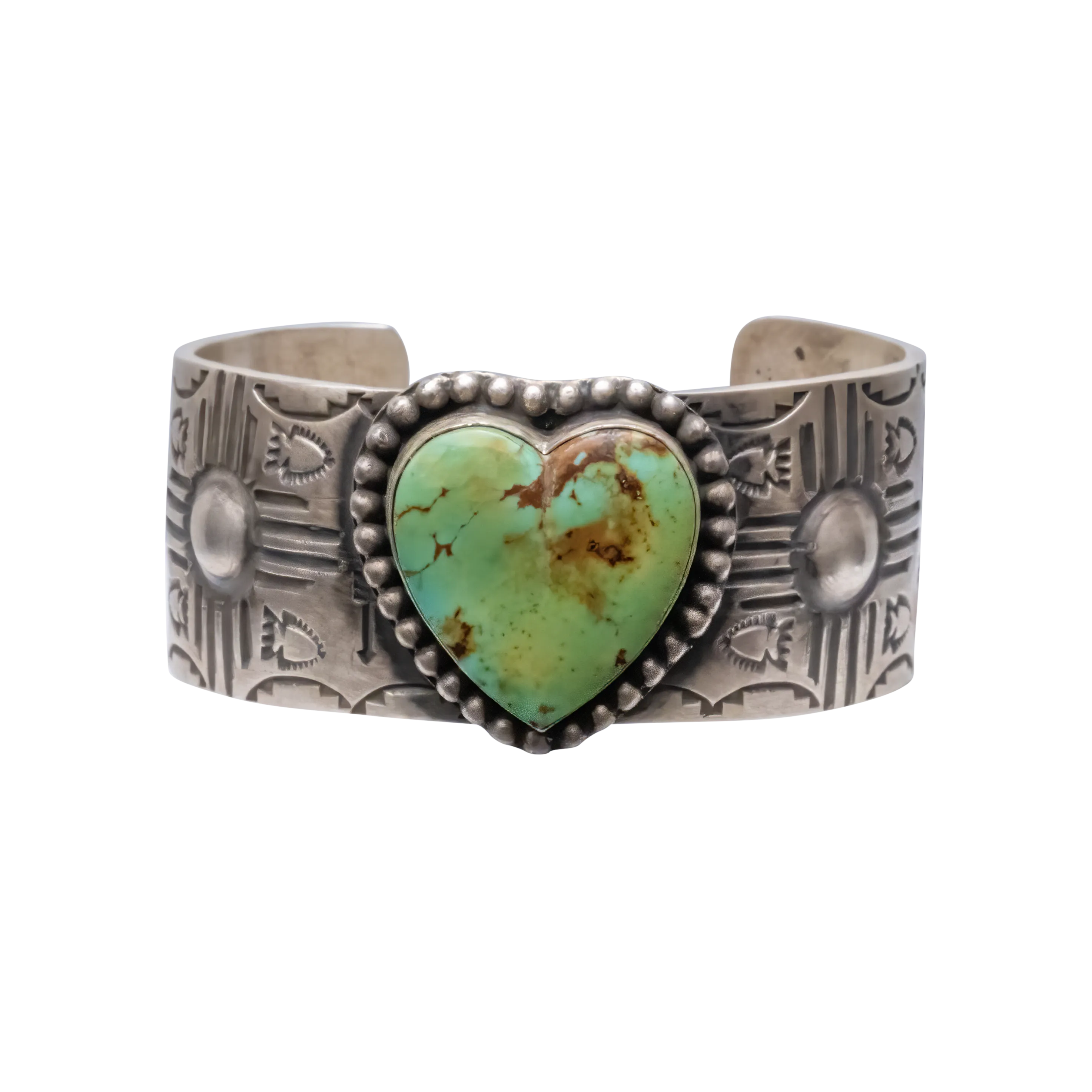 Royston Turquoise Heart Cuff | Ronnie Willie