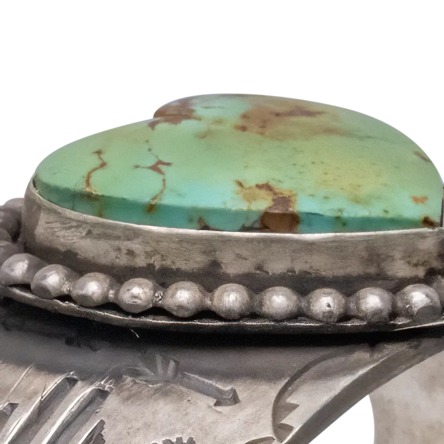 Royston Turquoise Heart Cuff | Ronnie Willie