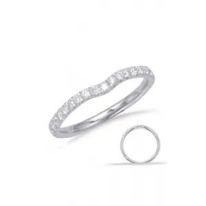 S Kashi & Sons Curved Wedding Band EN7918-B10WG