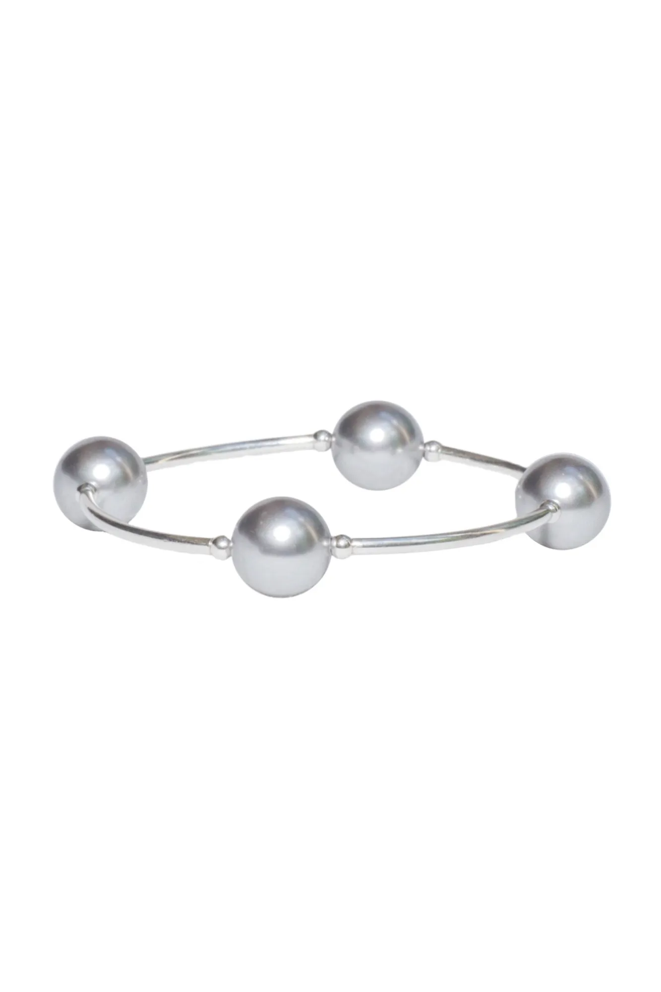 Silver Pearl Blessing Bracelet