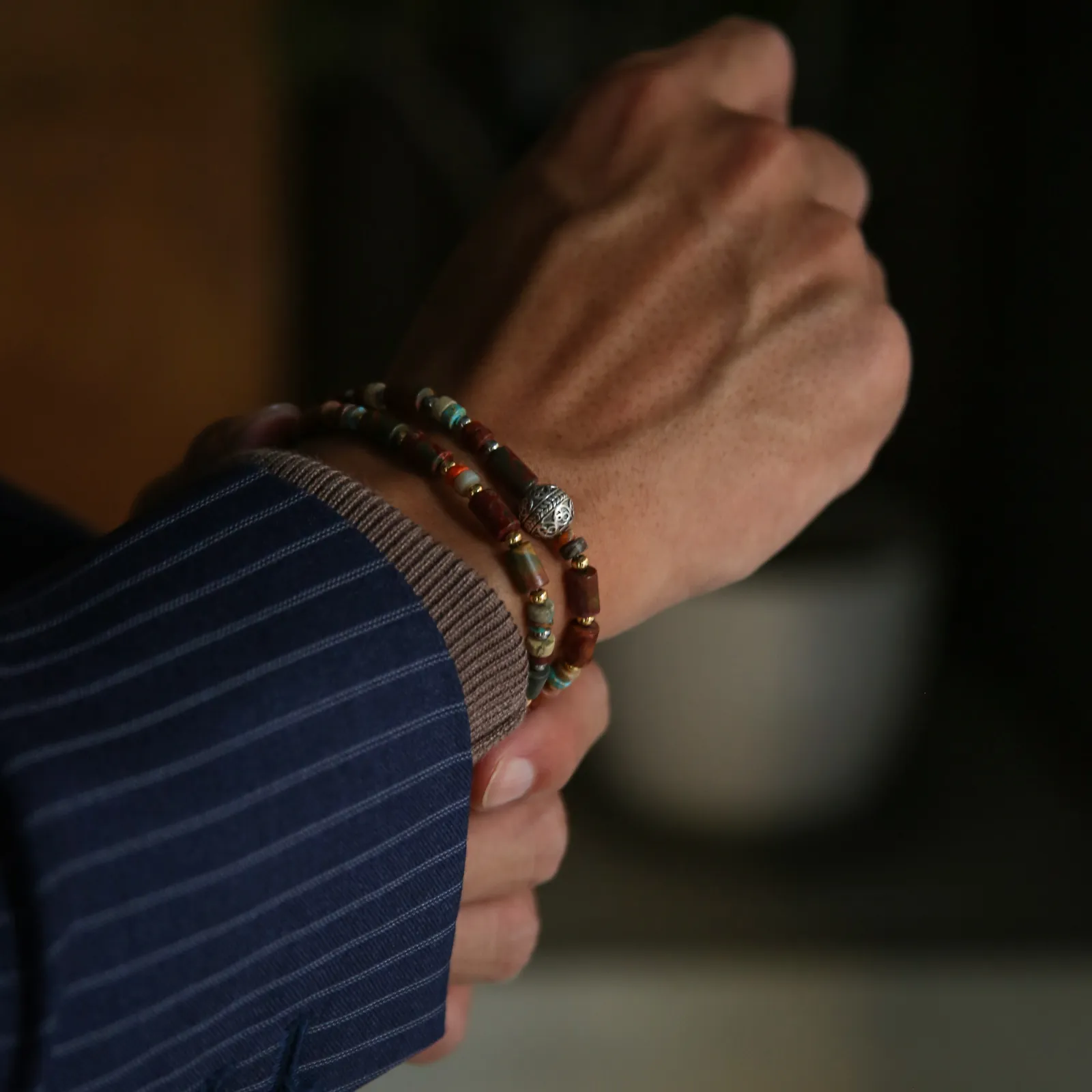 Silver Wrap Zen Bracelet