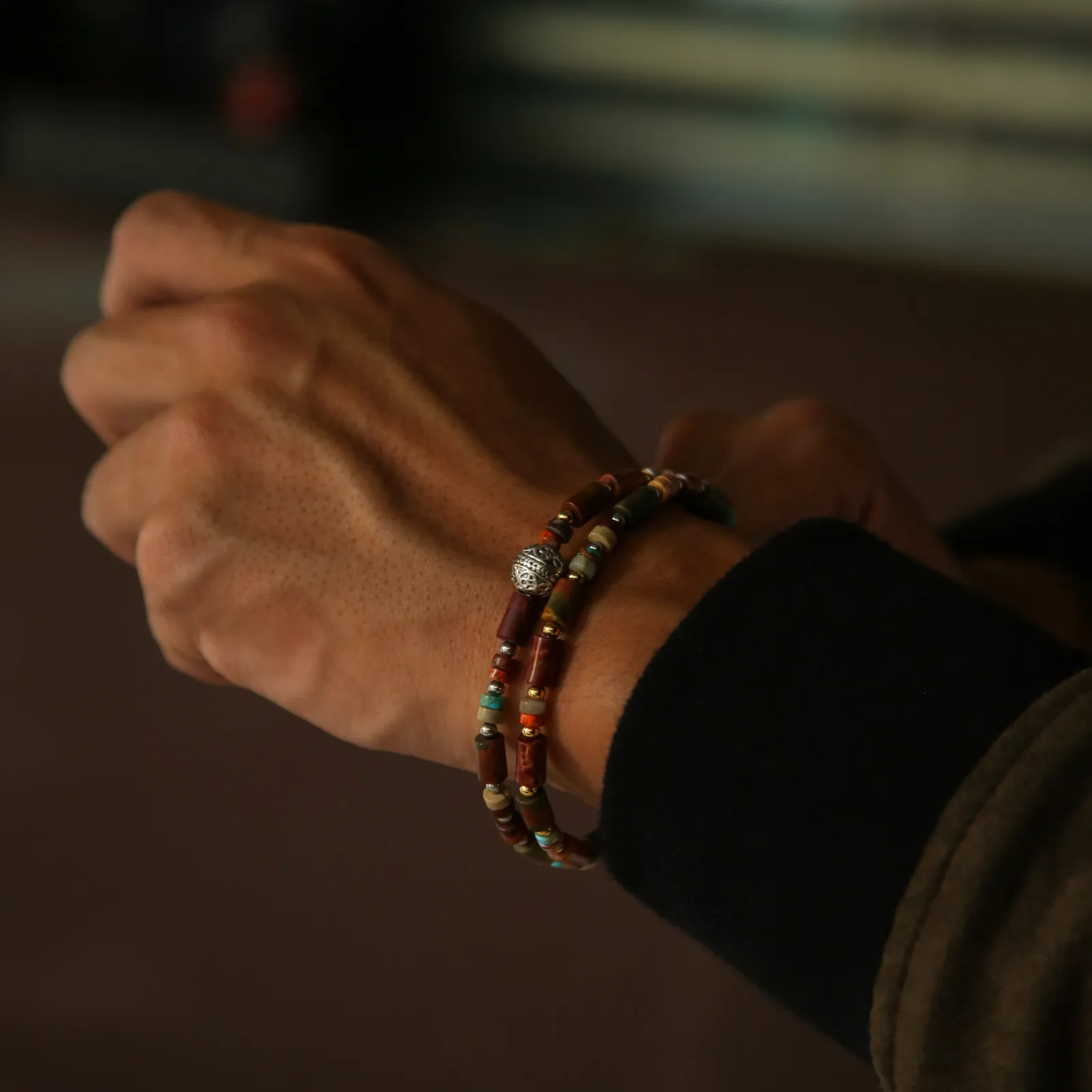 Silver Wrap Zen Bracelet