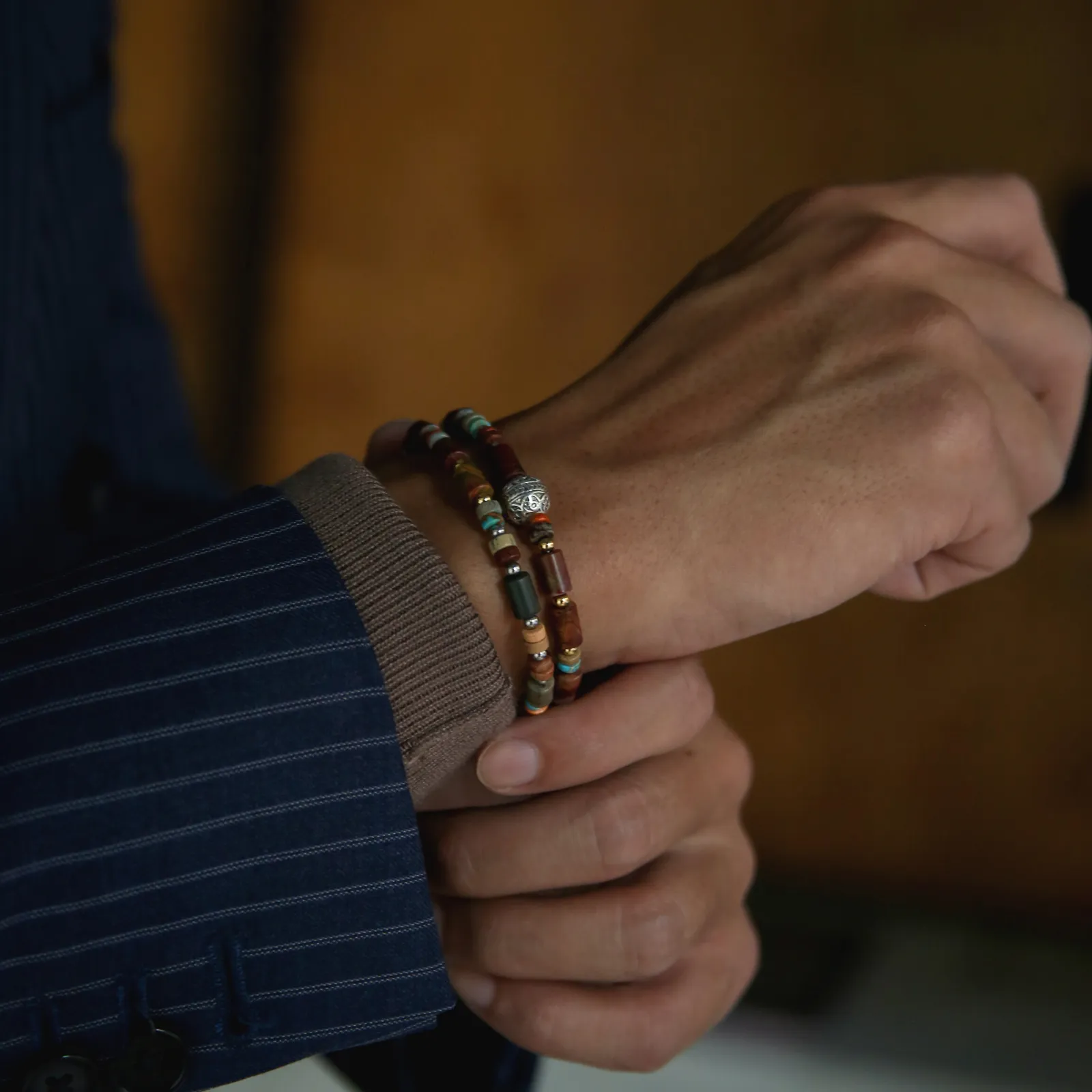 Silver Wrap Zen Bracelet