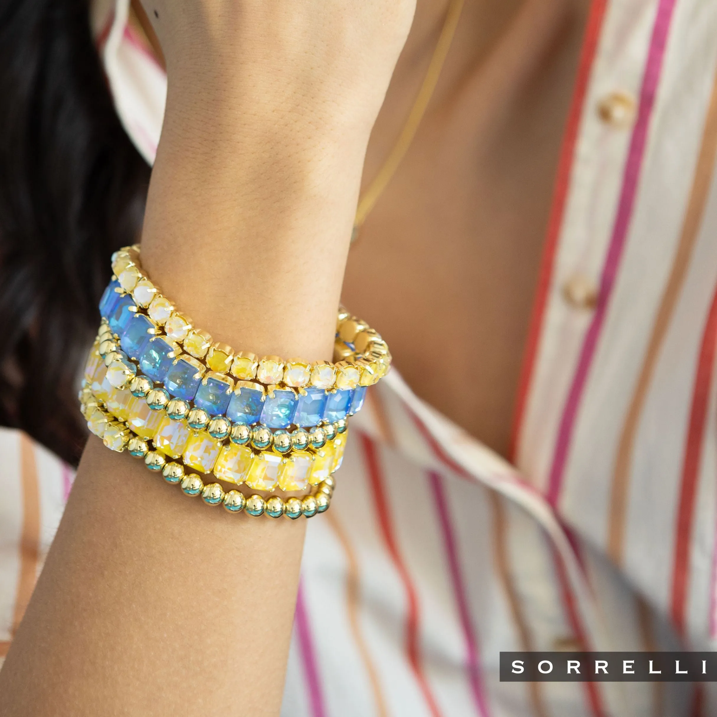 Single Crystal Stretch Bracelet - 4BFJ21BGLTD