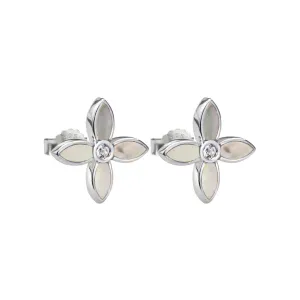 Small Earrings with MOP | Sterling Silver