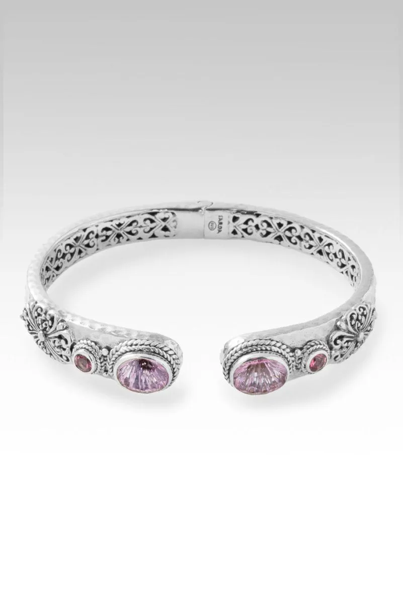 Splendid Grace Tip-to-Tip Bracelet™ in Pink Cashmere™ Mystic Quartz