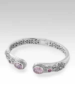 Splendid Grace Tip-to-Tip Bracelet™ in Pink Cashmere™ Mystic Quartz