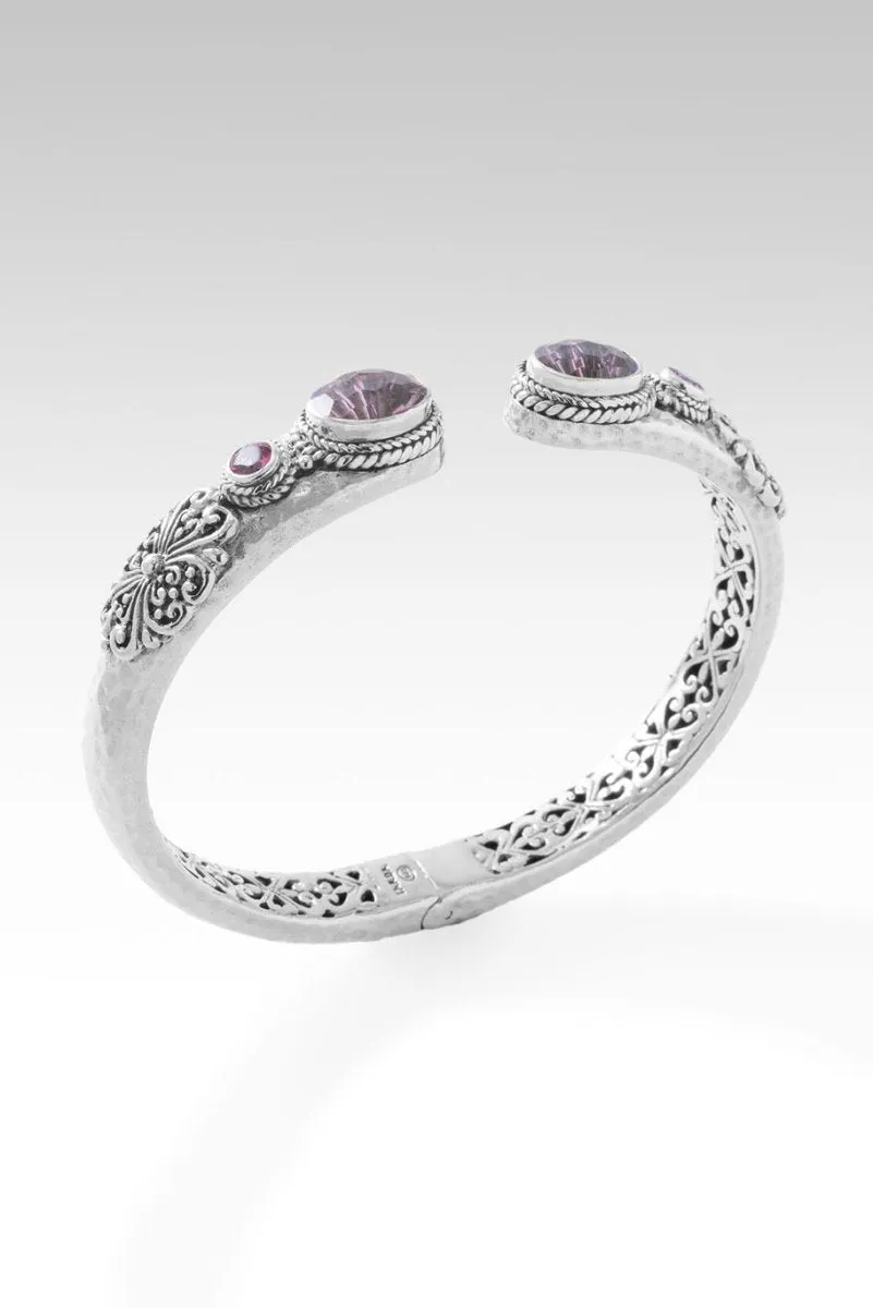 Splendid Grace Tip-to-Tip Bracelet™ in Pink Cashmere™ Mystic Quartz