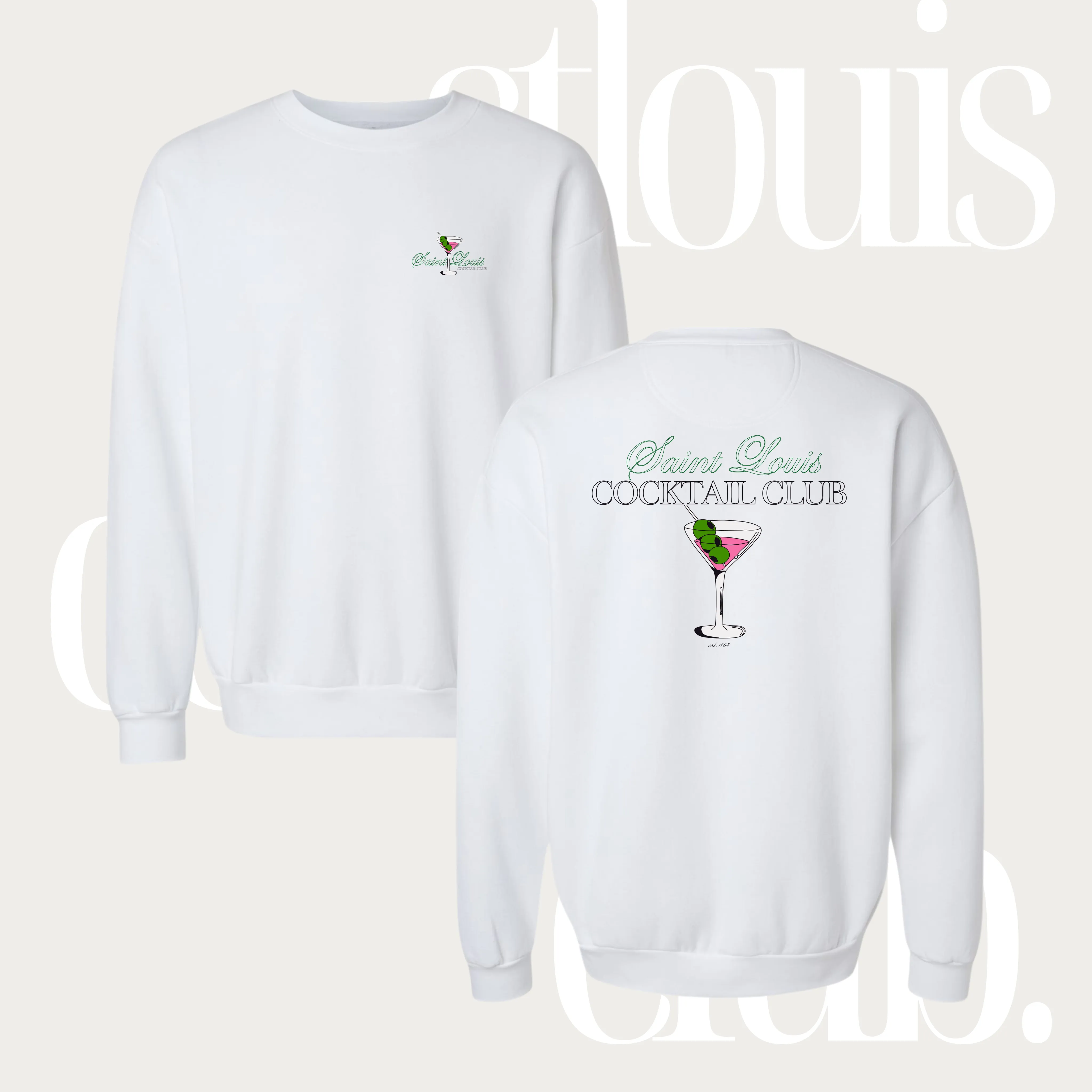 St. Louis Cocktail Club Crewneck