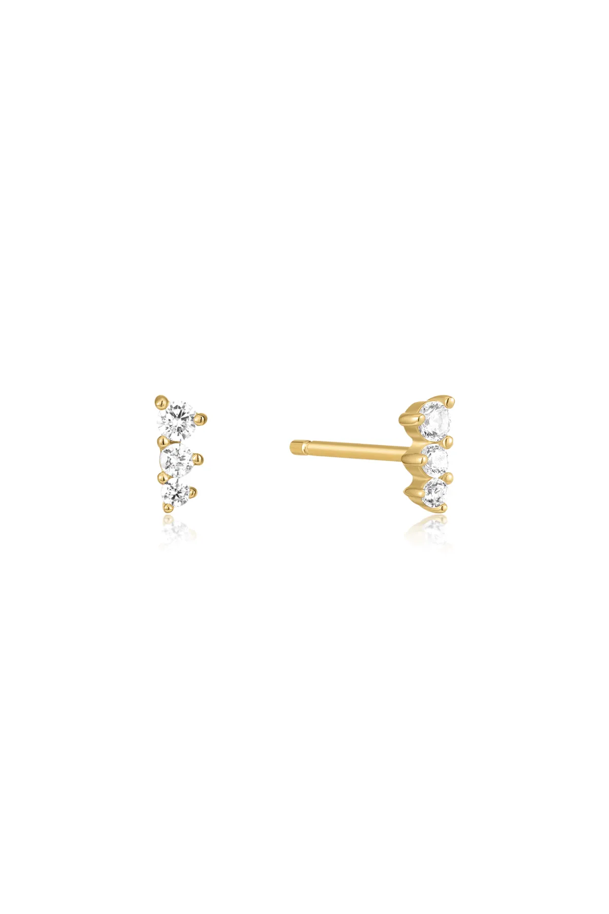 The Stardust Topaz 14ct Gold Vermeil Stud Earrings