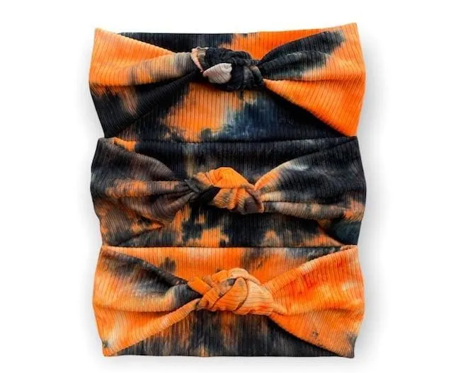 Tie-Dye Ribbed | Adjustable Knotted Headbands