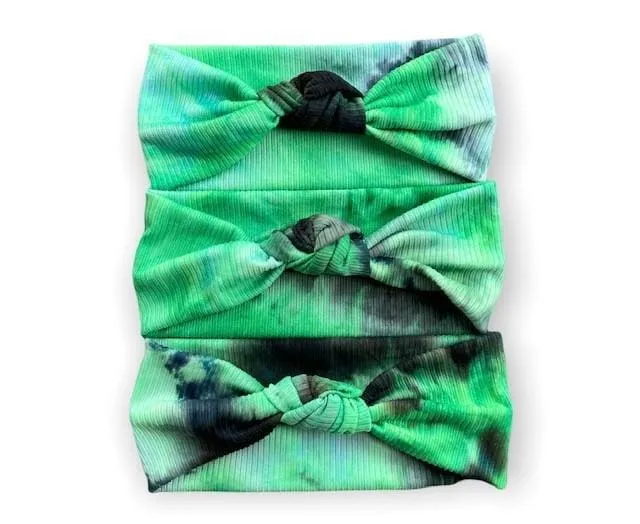 Tie-Dye Ribbed | Adjustable Knotted Headbands