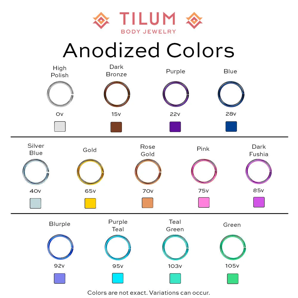 Tilum Titanium, Opal Replacement Bead- 5mm