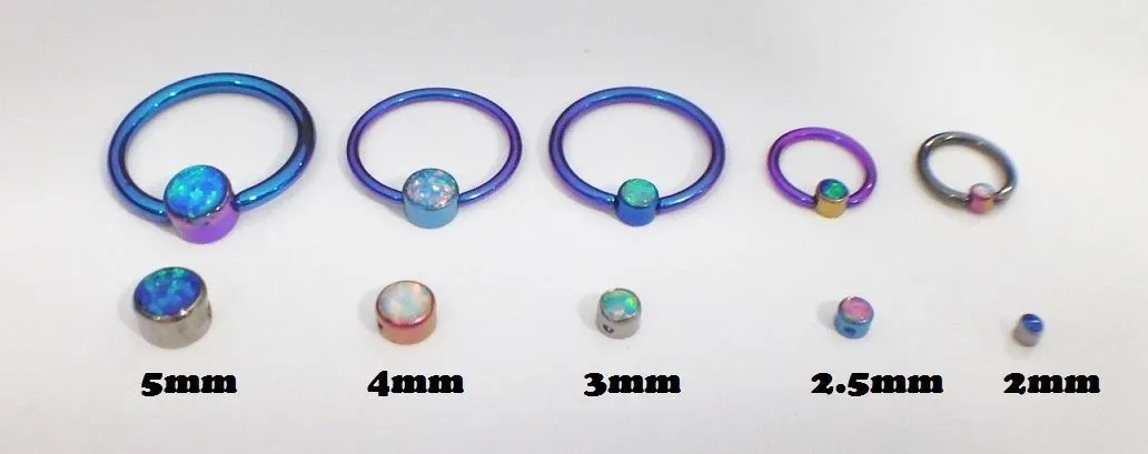 Tilum Titanium, Opal Replacement Bead- 5mm