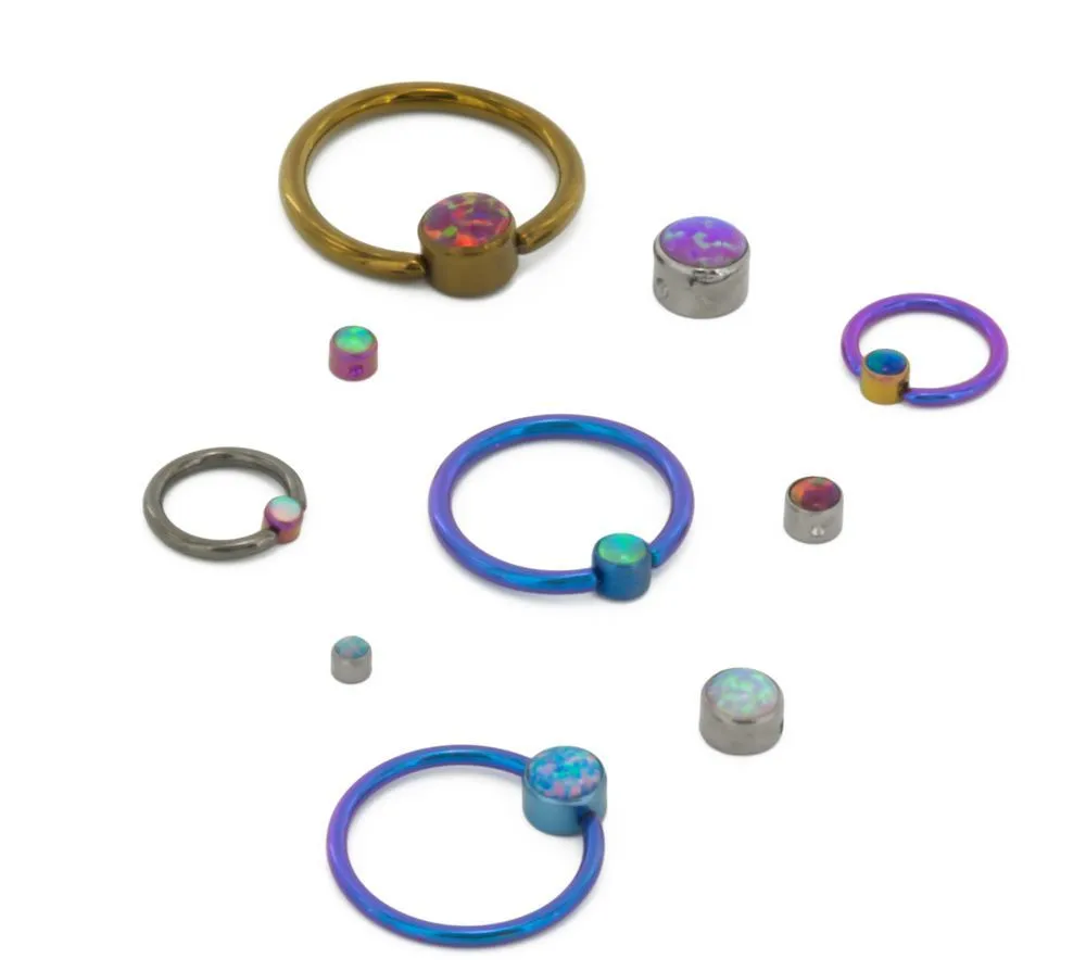 Tilum Titanium, Opal Replacement Bead- 5mm