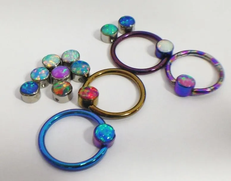 Tilum Titanium, Opal Replacement Bead- 5mm
