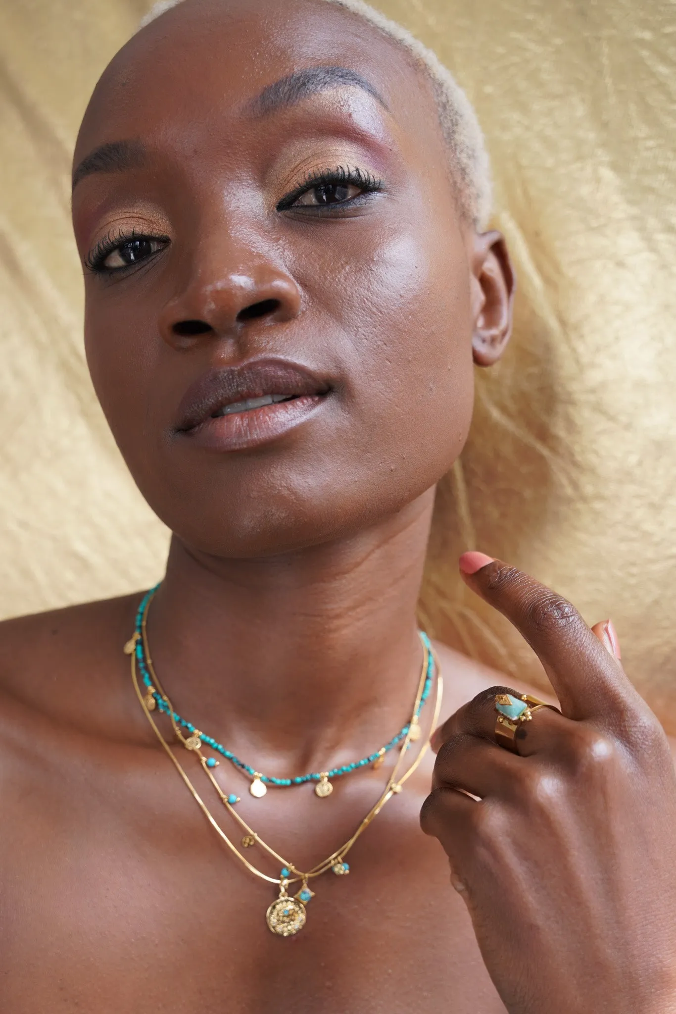 Turq Pendant Necklace