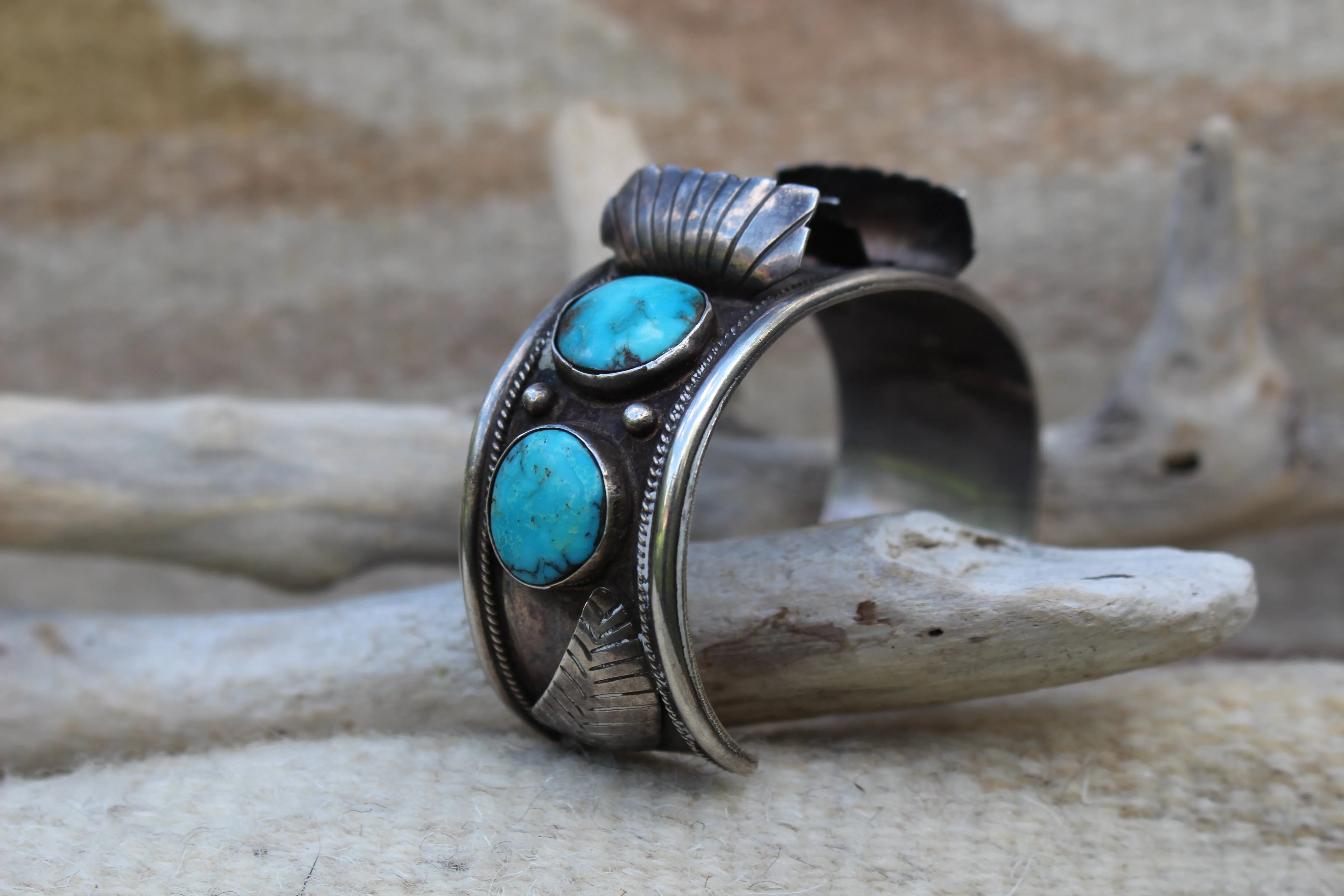 Vintage Turquoise Watch Bracelet
