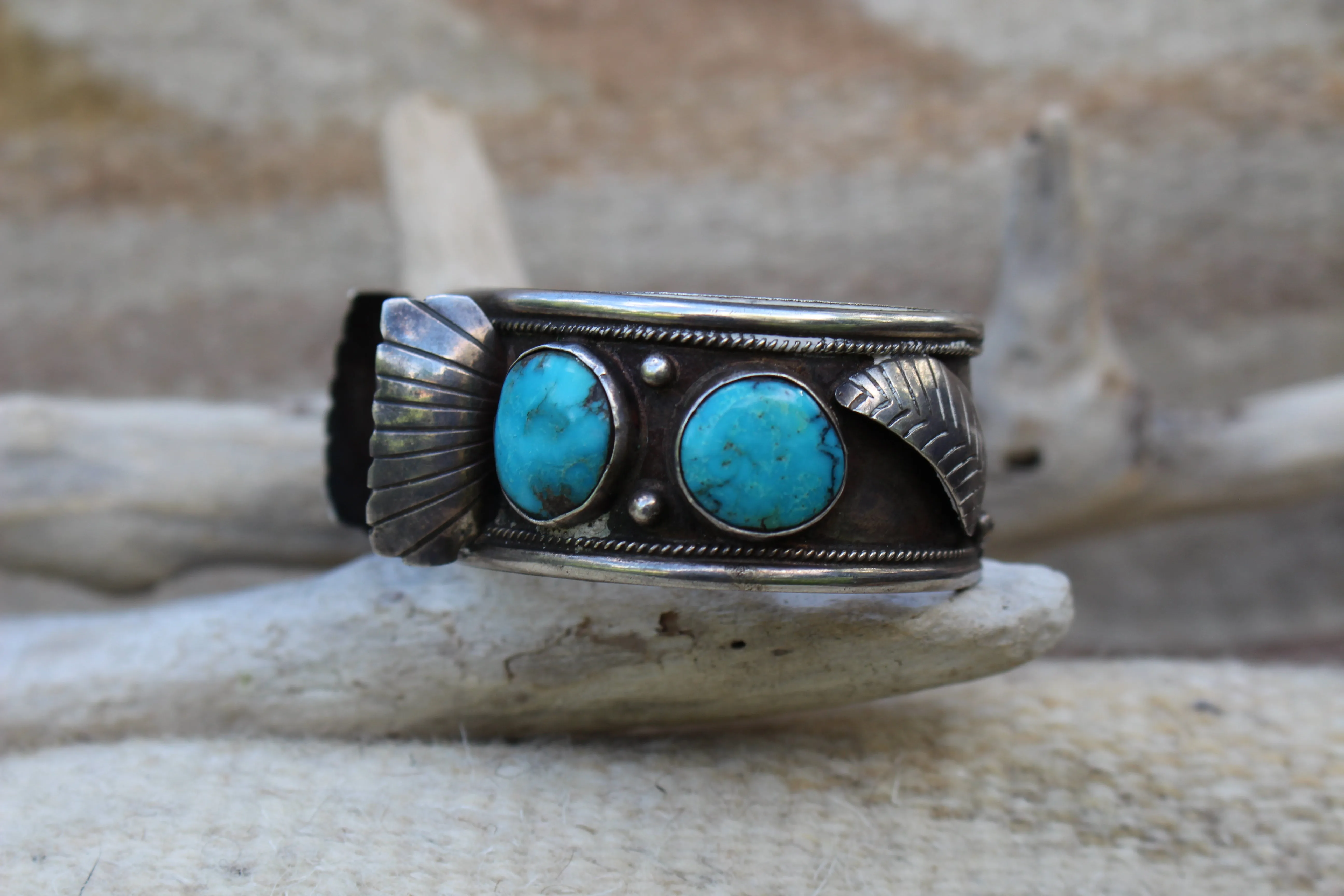 Vintage Turquoise Watch Bracelet