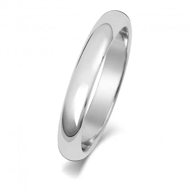 Wedding Band 18K D Shape 3 mm-1.4 Wedding  Ring WQ103WM/I
