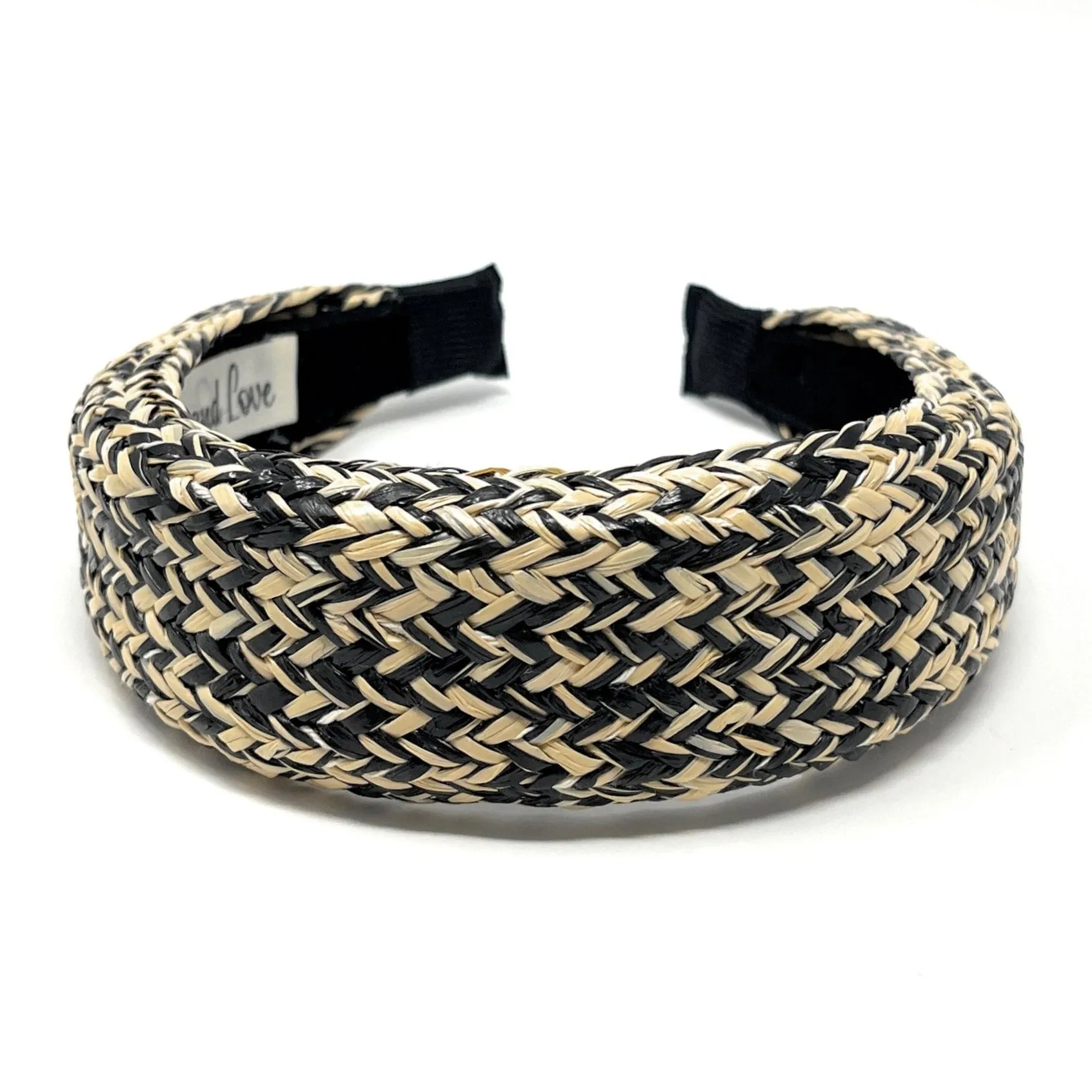 Wide Raffia Headband