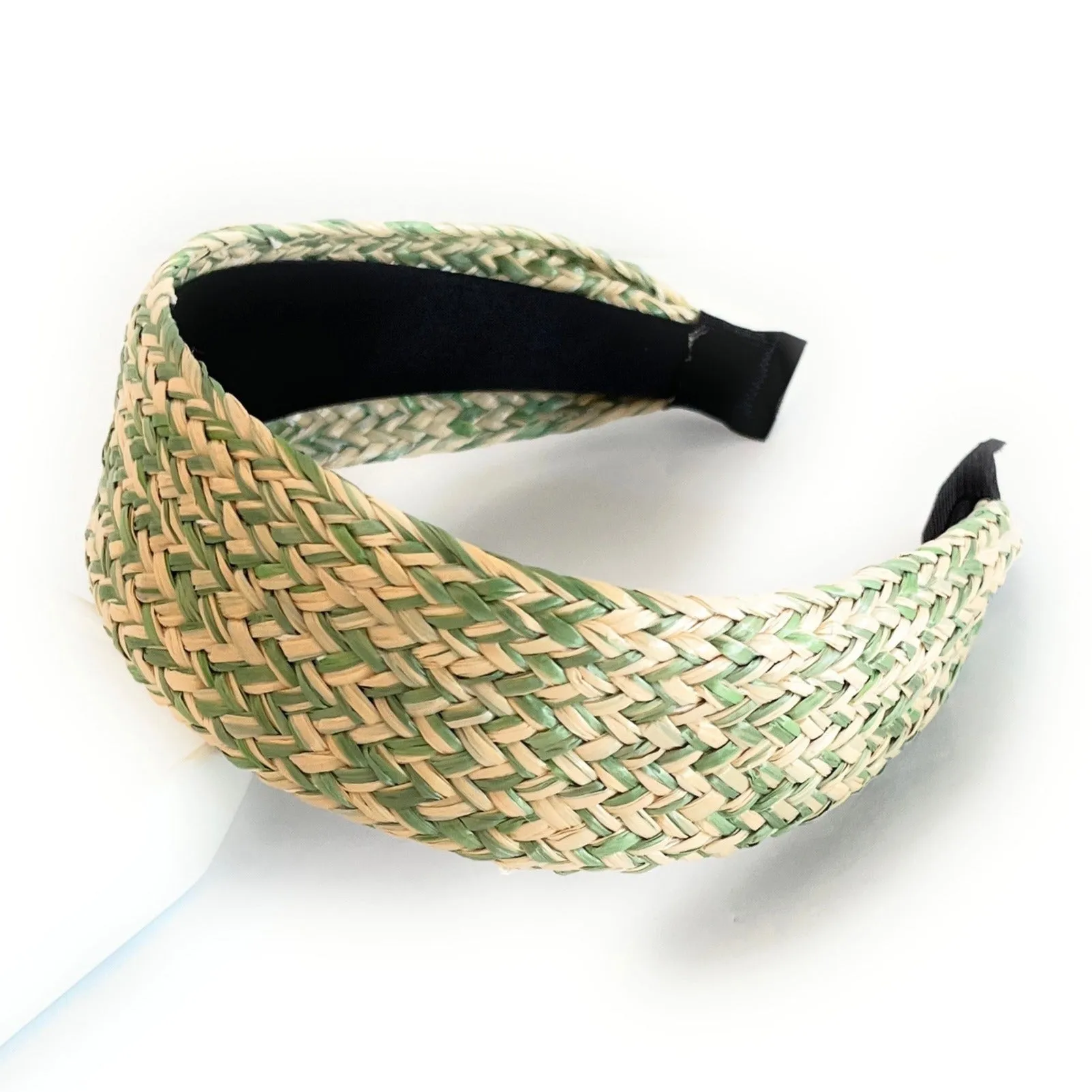 Wide Raffia Headband