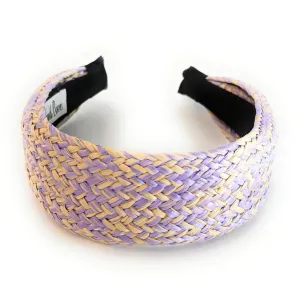 Wide Raffia Headband