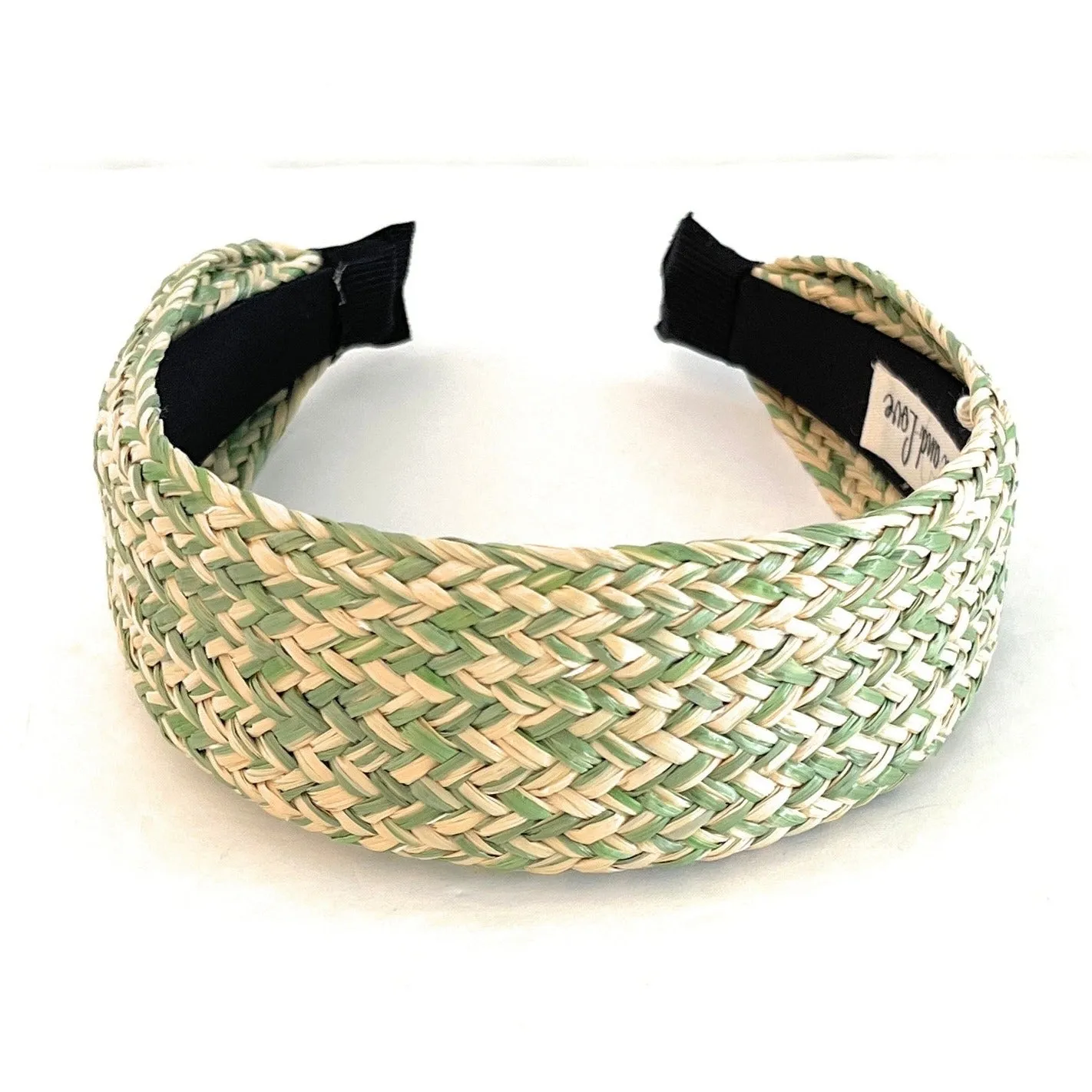 Wide Raffia Headband