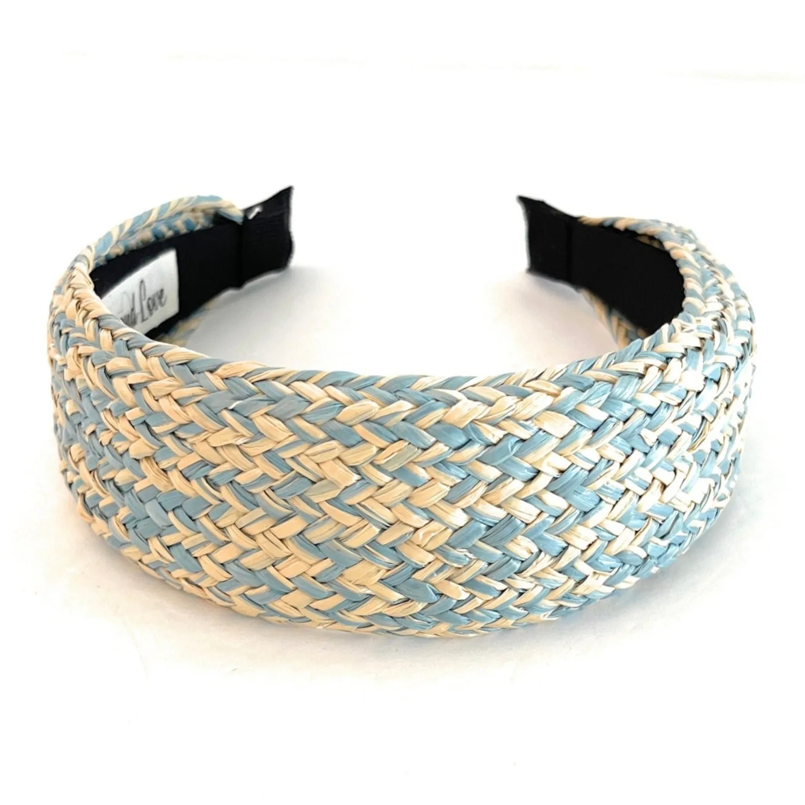 Wide Raffia Headband