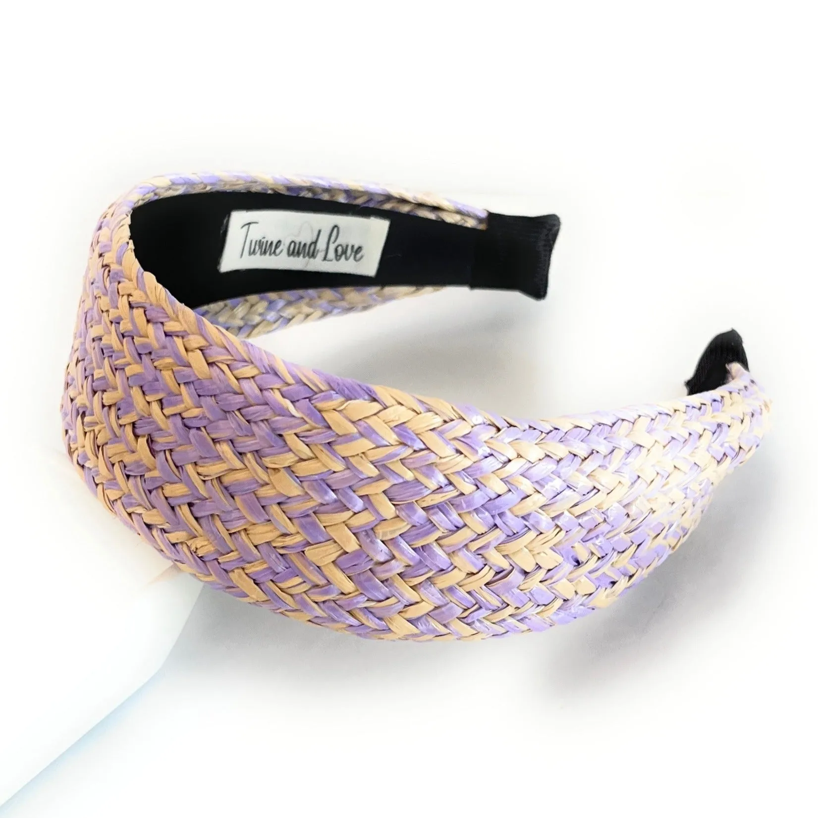 Wide Raffia Headband