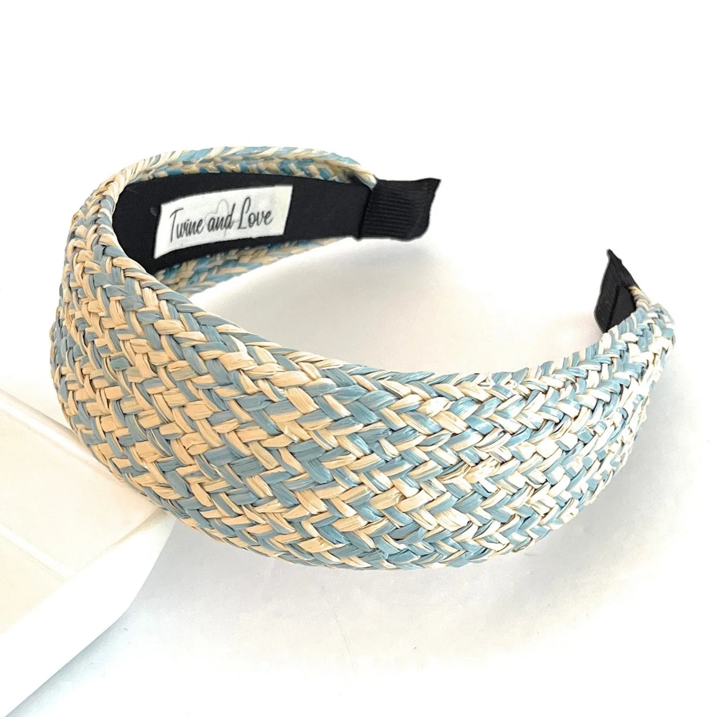 Wide Raffia Headband